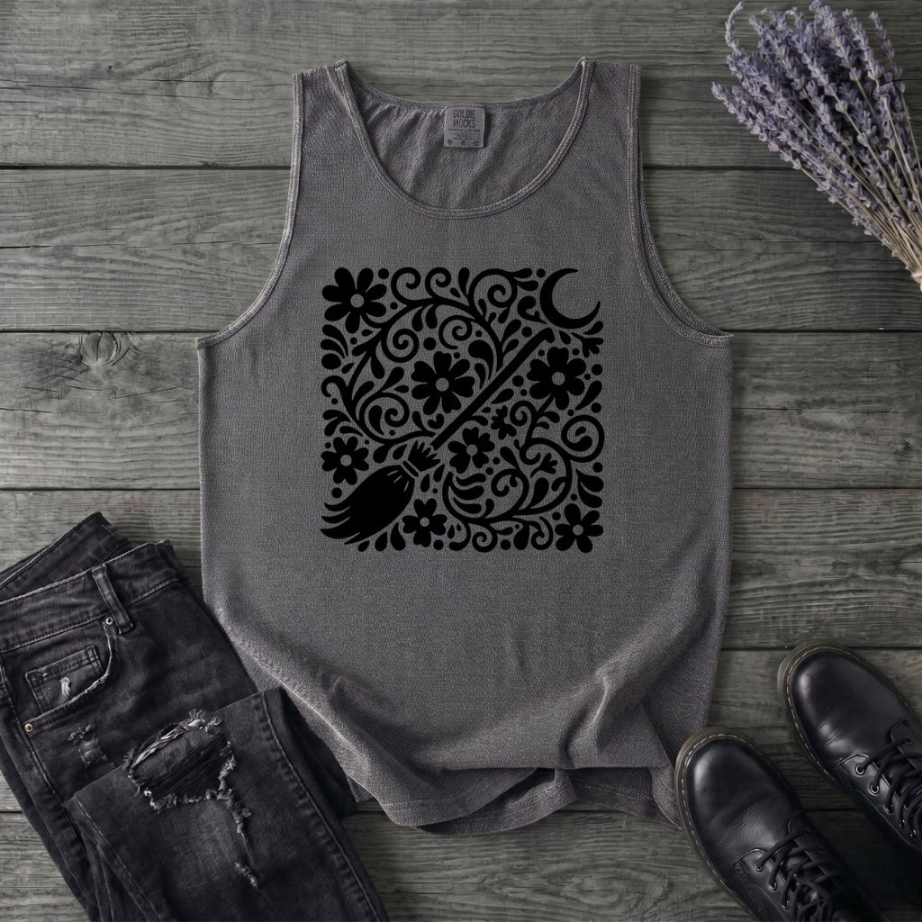 Witch's Broom Floral Tank Top