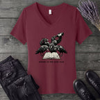 Murder At The Book Club V-Neck T-Shirt