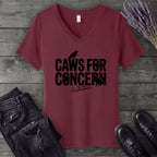Caws For Concern V-Neck T-Shirt