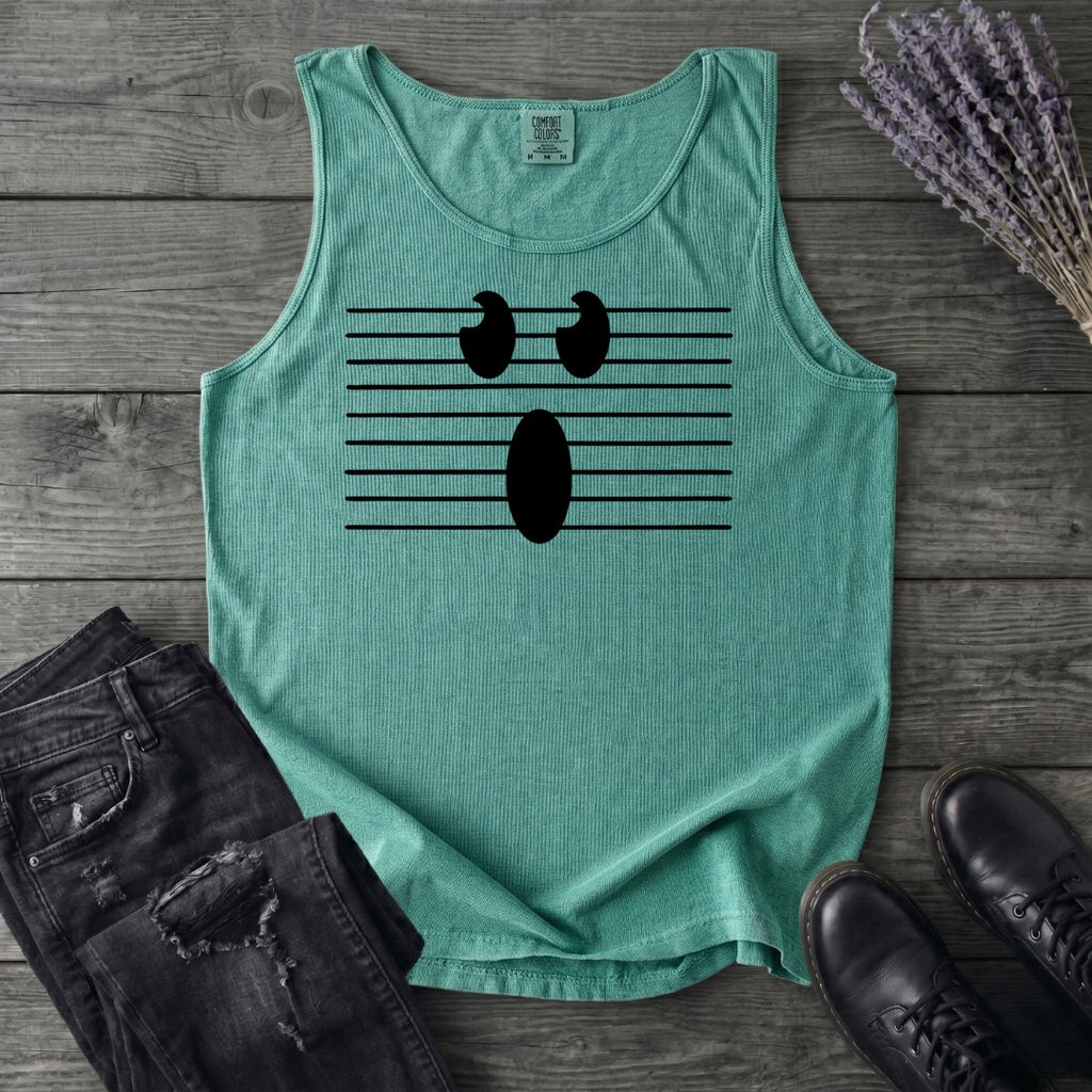Minimal Ghost Tank Top