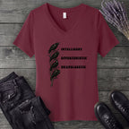 Intelligent Opportunistic Unapologetic V-Neck T-Shirt