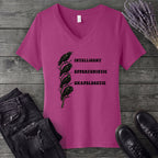 Intelligent Opportunistic Unapologetic V-Neck T-Shirt