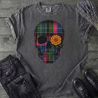 Bright Plaid Skull T-Shirt