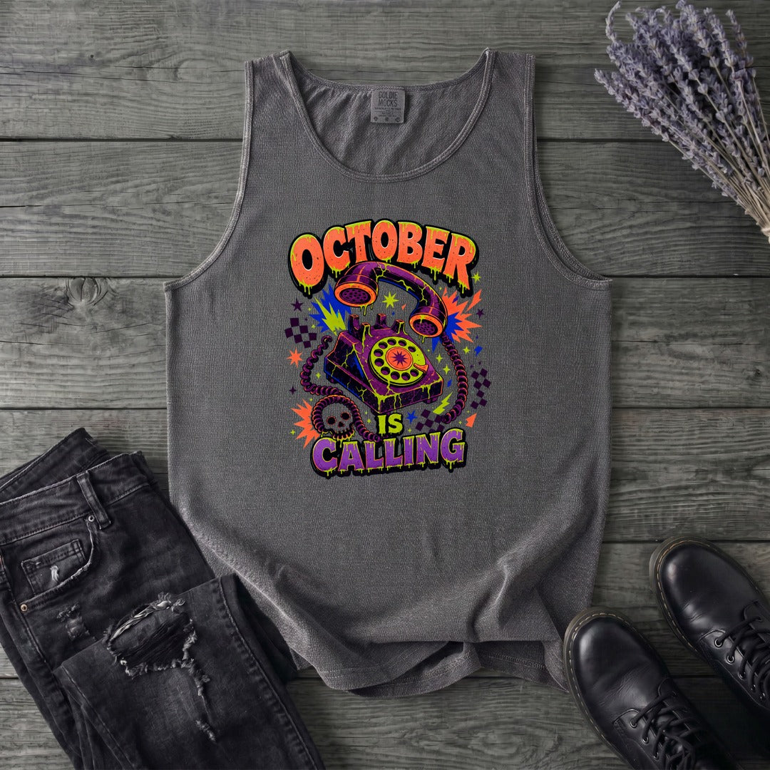 October Is Calling Tank Top