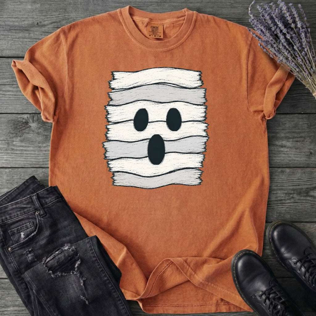 Fabric Strip Ghost T-Shirt