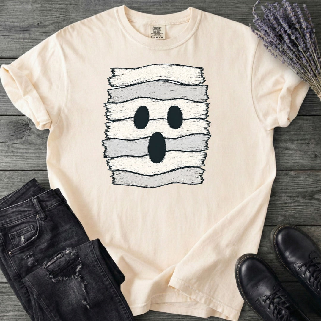 Fabric Strip Ghost T-Shirt