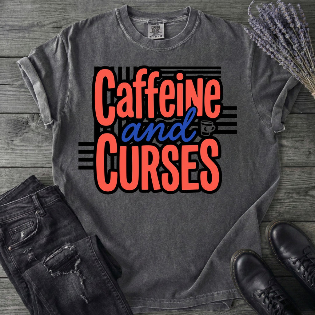 Caffeine And Curses T-Shirt