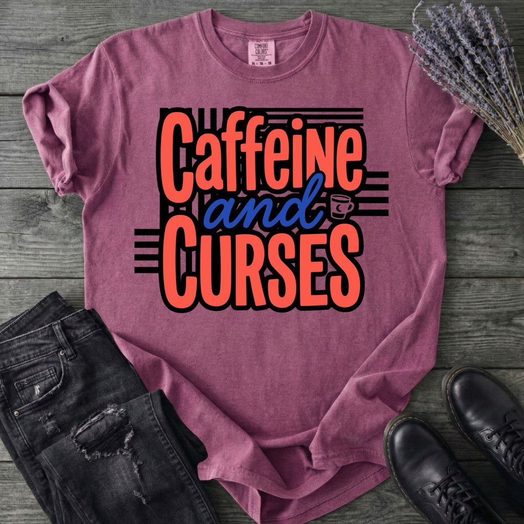Caffeine And Curses T-Shirt