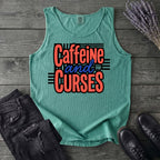 Caffeine And Curses Tank Top