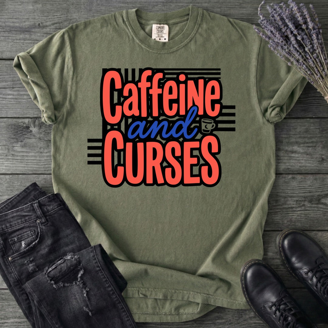 Caffeine And Curses T-Shirt