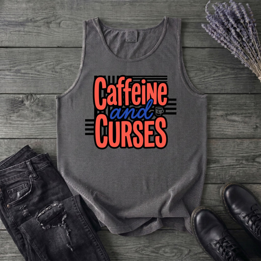 Caffeine And Curses Tank Top