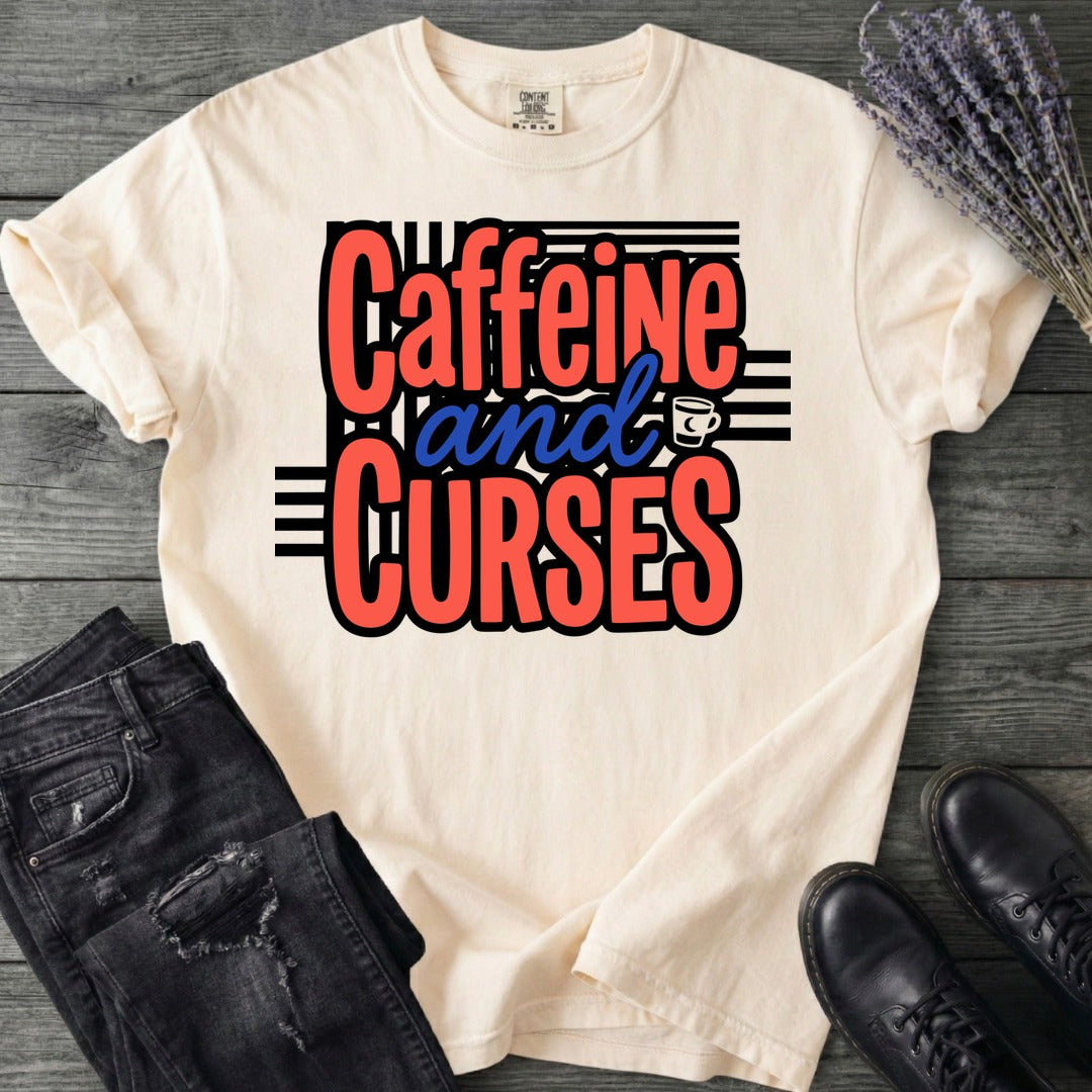 Caffeine And Curses T-Shirt