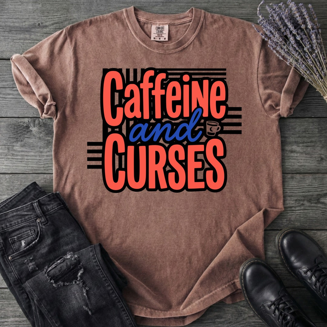 Caffeine And Curses T-Shirt