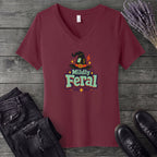 Mildly Feral V-Neck T-Shirt