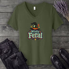 Mildly Feral V-Neck T-Shirt