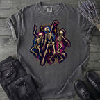 Textured Dancing Skeletons T-Shirt