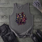 Textured Dancing Skeletons Tank Top