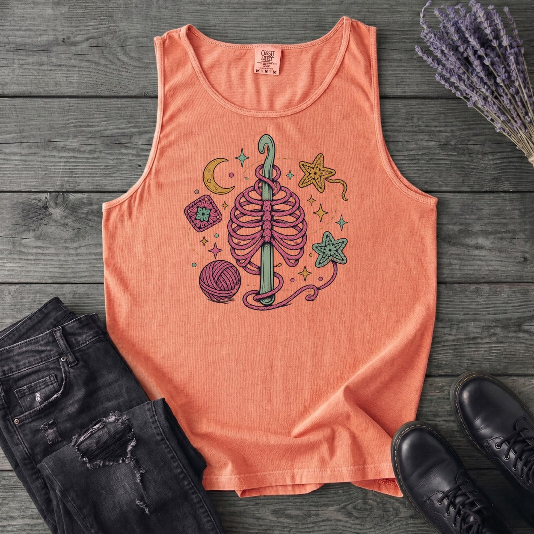 Ribbed Crochet Tank Top