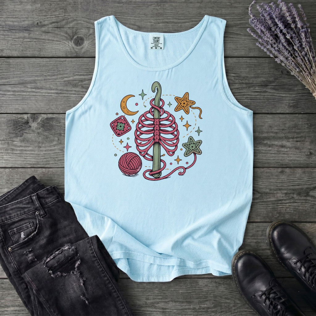 Ribbed Crochet Tank Top