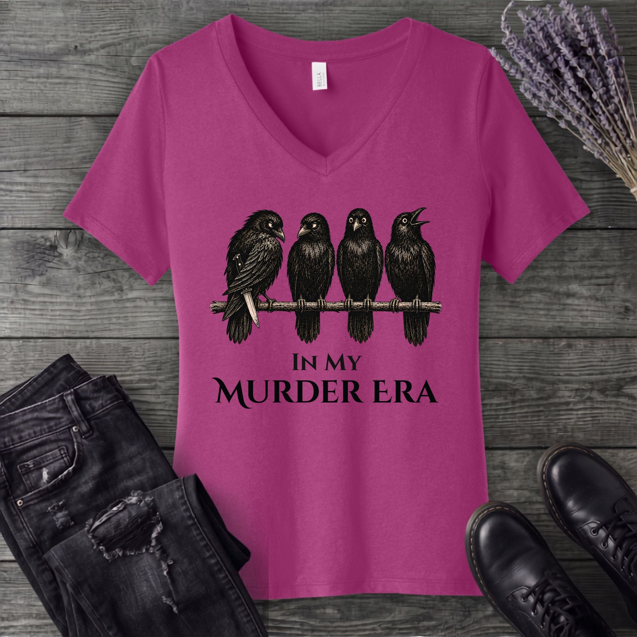 In My Murder Era V-Neck T-Shirt