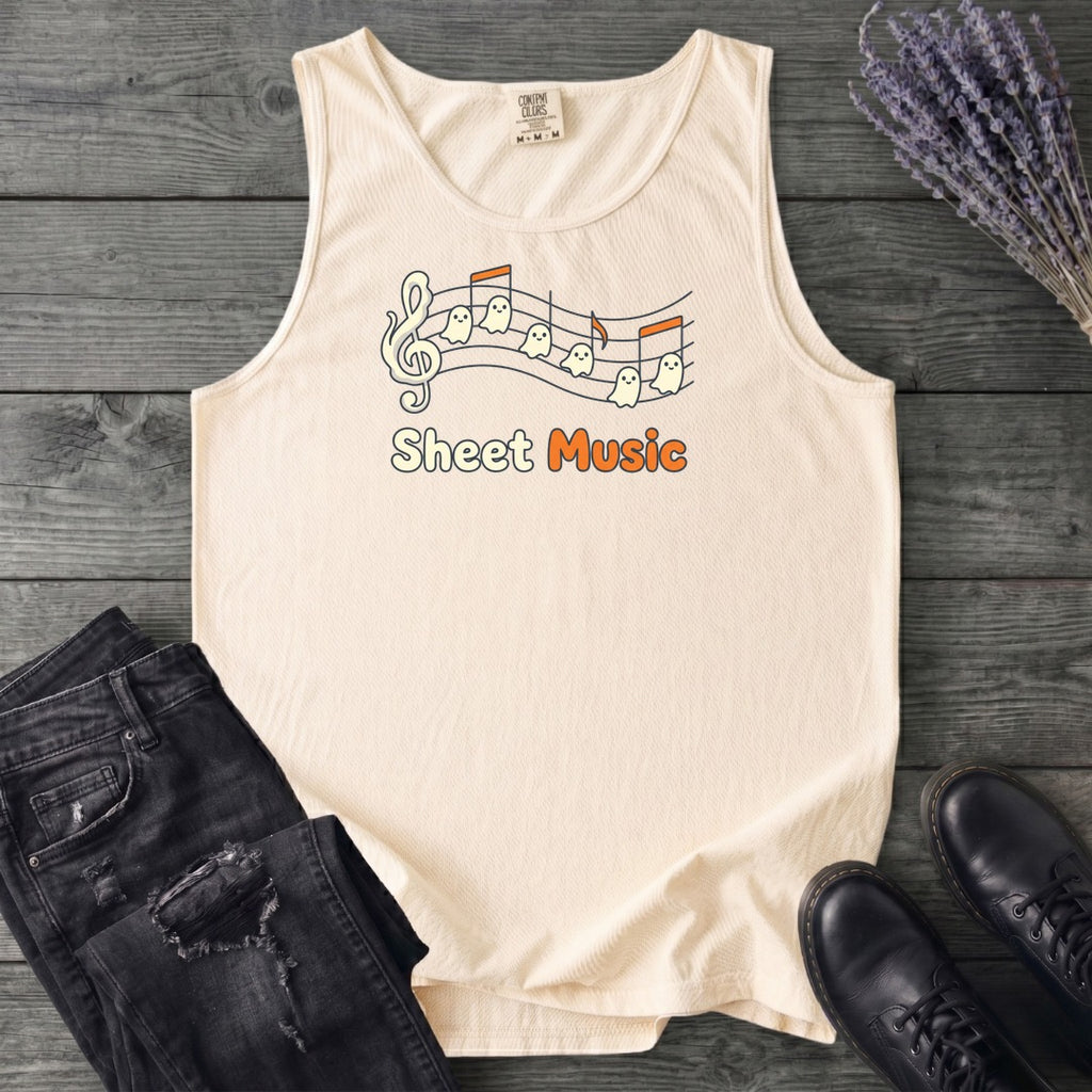 Sheet Music Tank Top