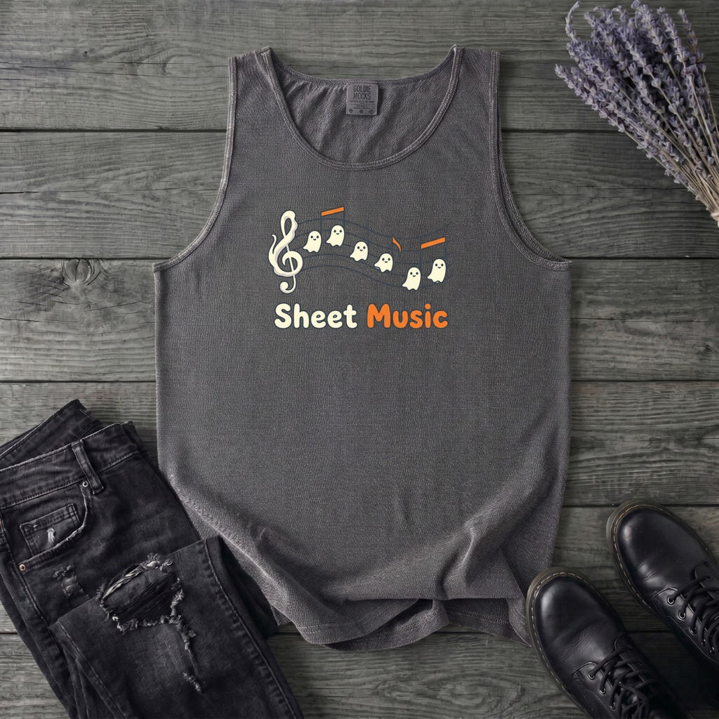 Sheet Music Tank Top
