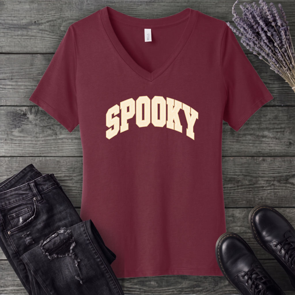 Spooky V-Neck T-Shirt