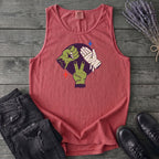Classic Monster Rock Paper Scissor Game Tank Top