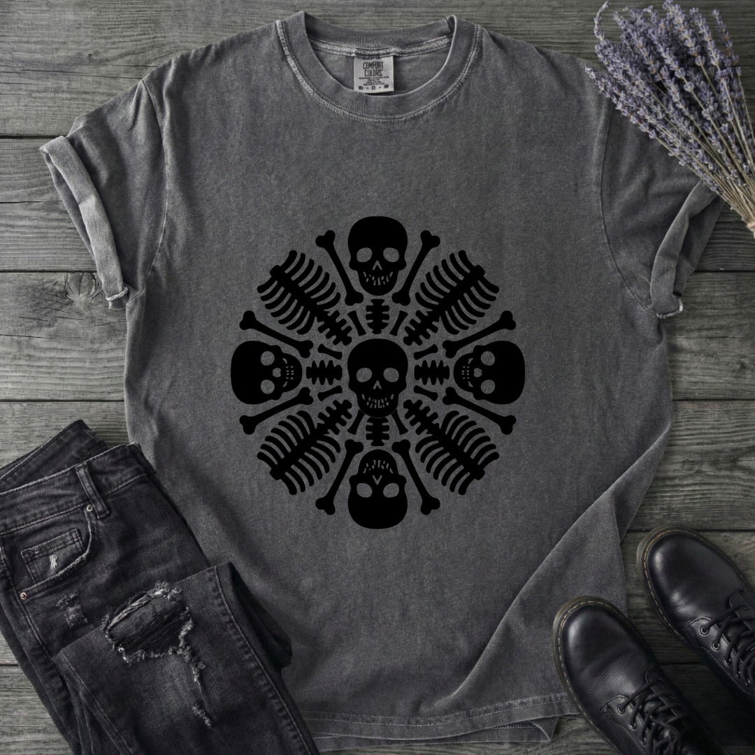 Skeleton Mandala T-Shirt