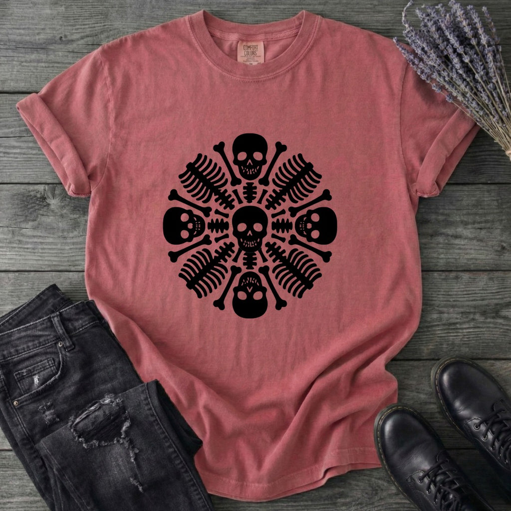 Skeleton Mandala T-Shirt