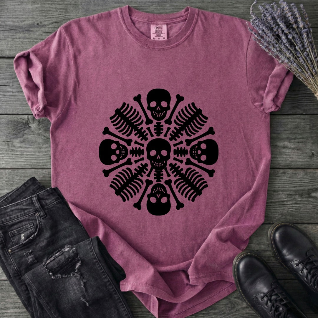 Skeleton Mandala T-Shirt