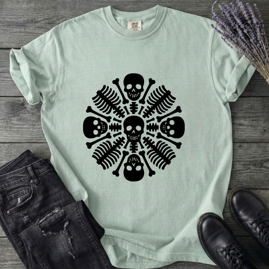 Skeleton Mandala T-Shirt