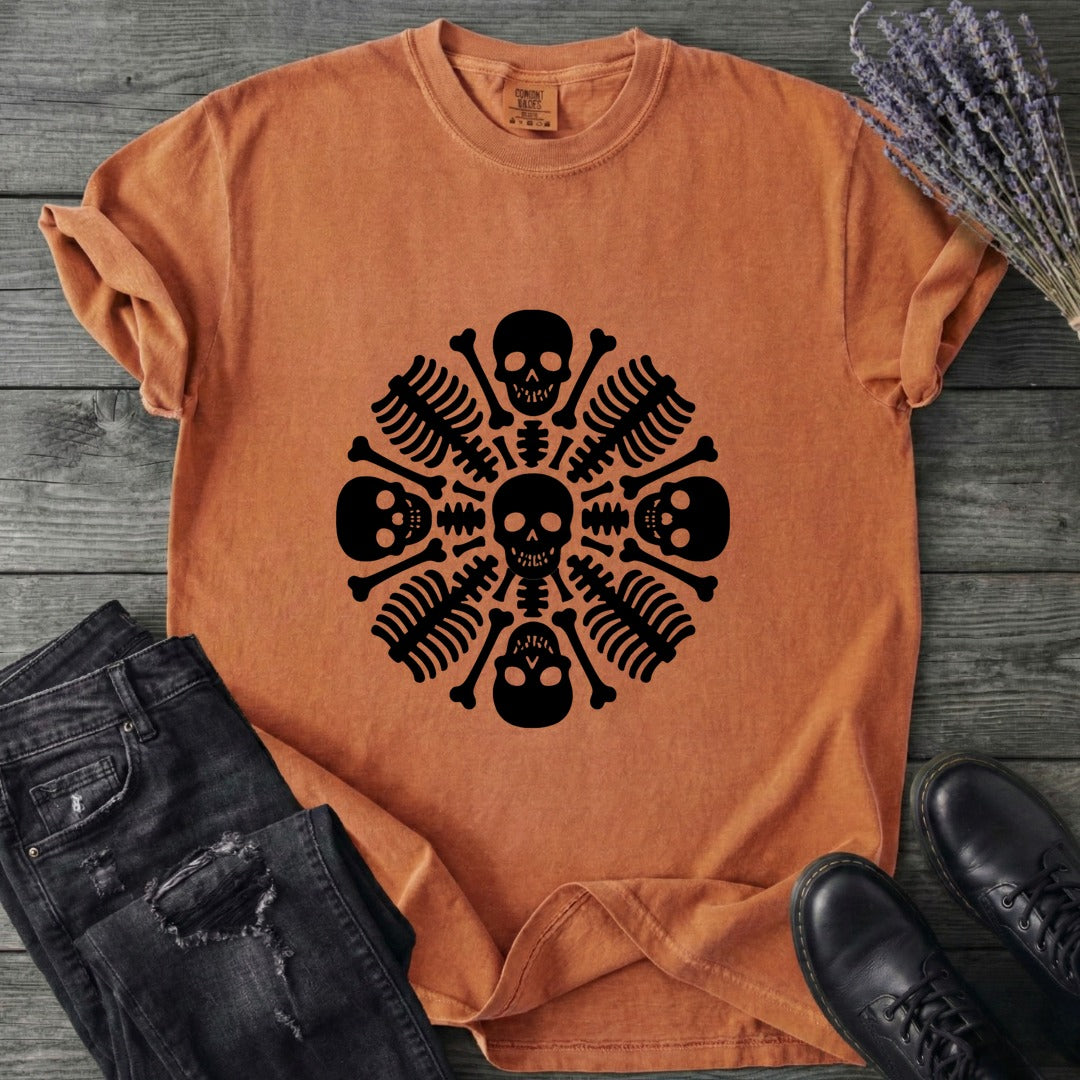 Skeleton Mandala T-Shirt