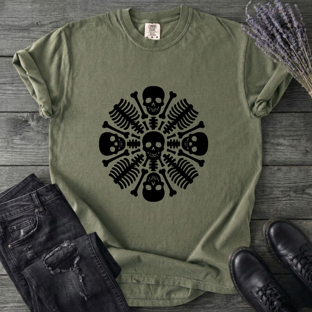 Skeleton Mandala T-Shirt