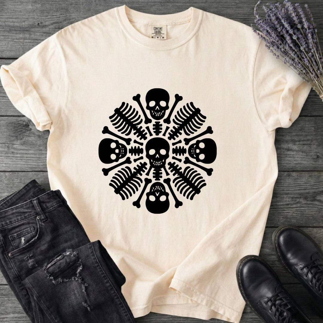 Skeleton Mandala T-Shirt