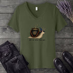 Off To Stir The Pot V-Neck T-Shirt