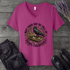 Day Full Of Shiny Treasures V-Neck T-Shirt