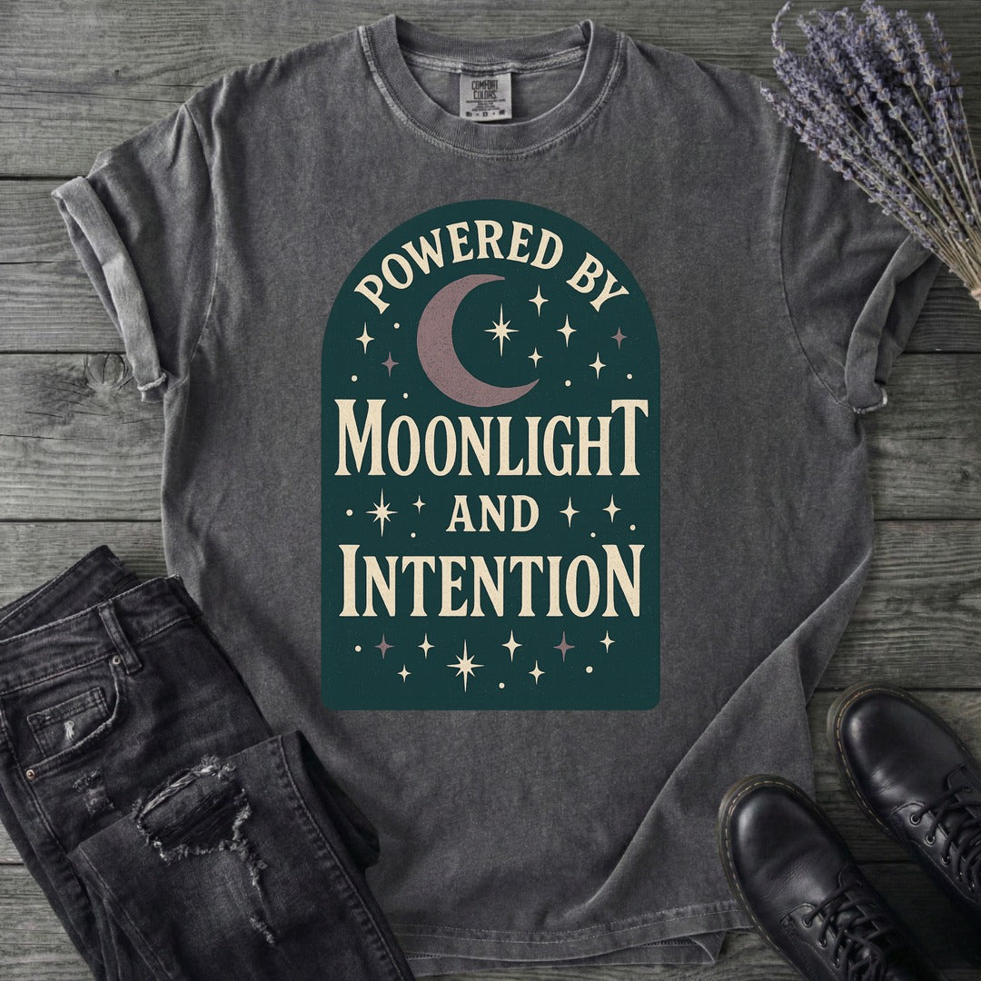 Powered By Moonlight And Intention T-Shirt
