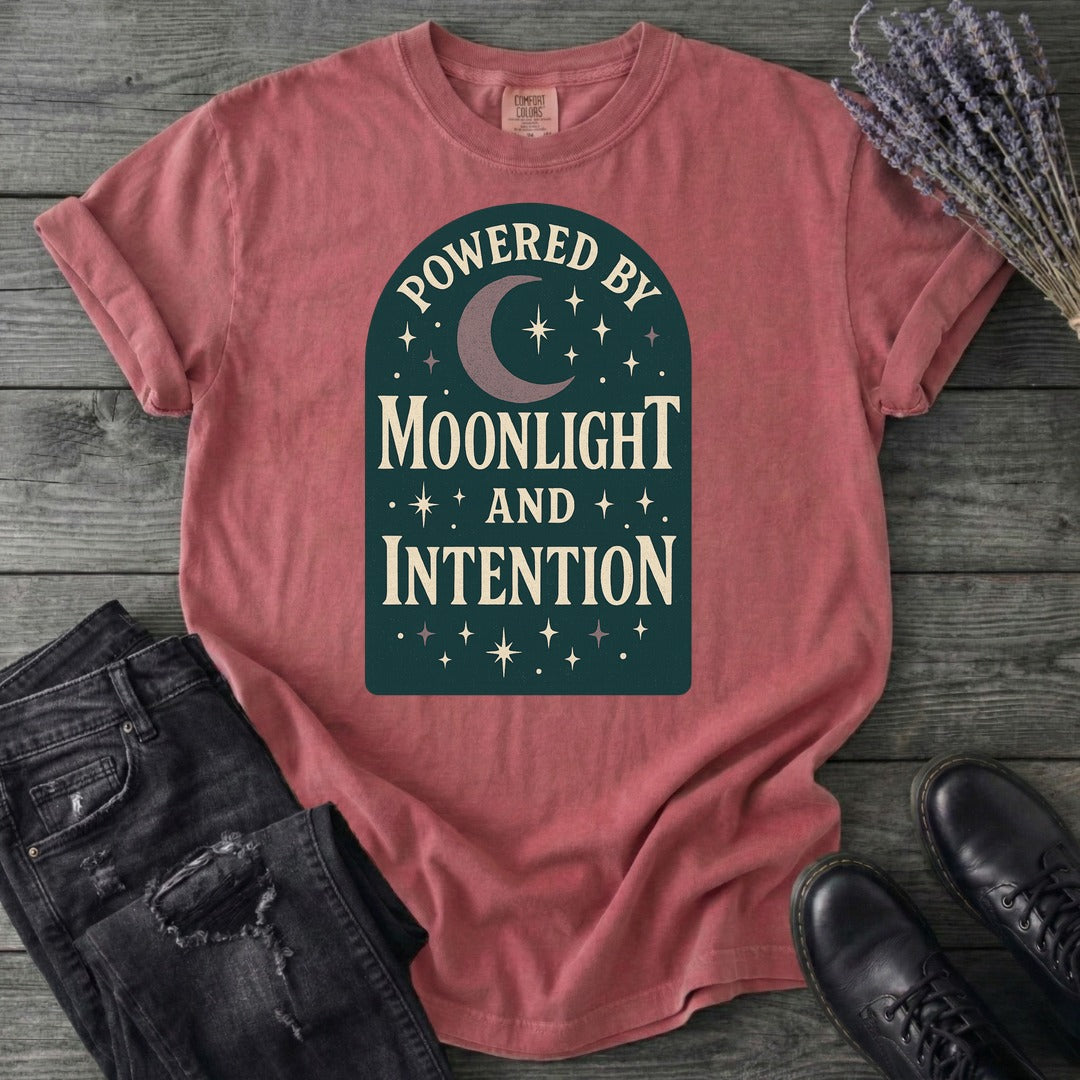 Powered By Moonlight And Intention T-Shirt