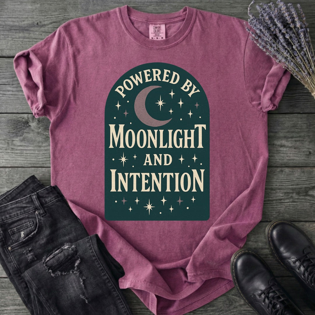Powered By Moonlight And Intention T-Shirt