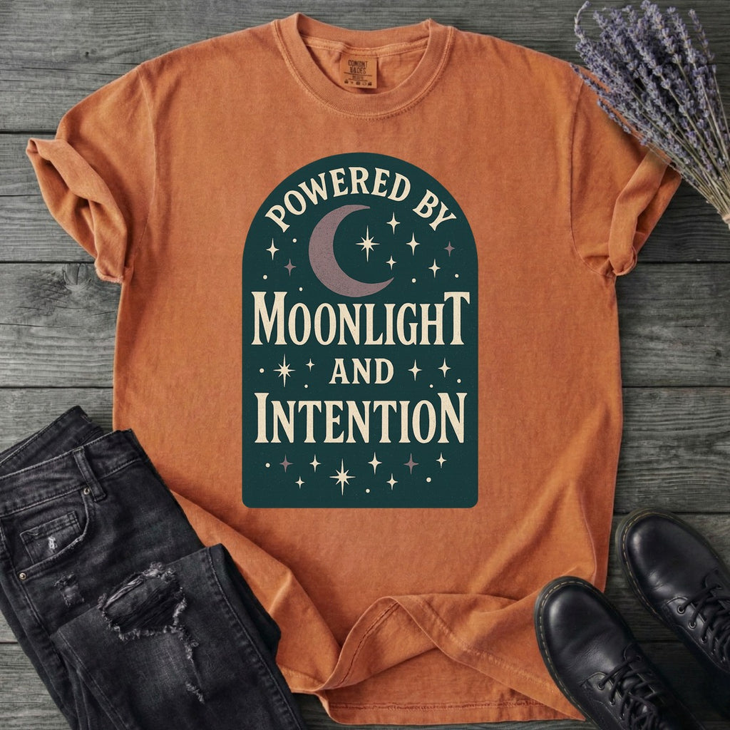 Powered By Moonlight And Intention T-Shirt