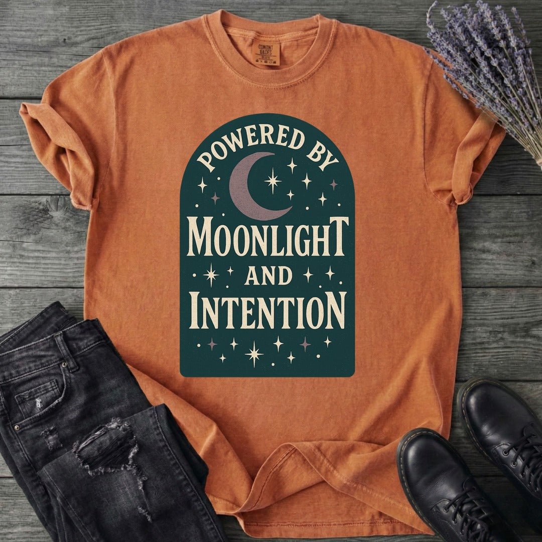 Powered By Moonlight And Intention T-Shirt