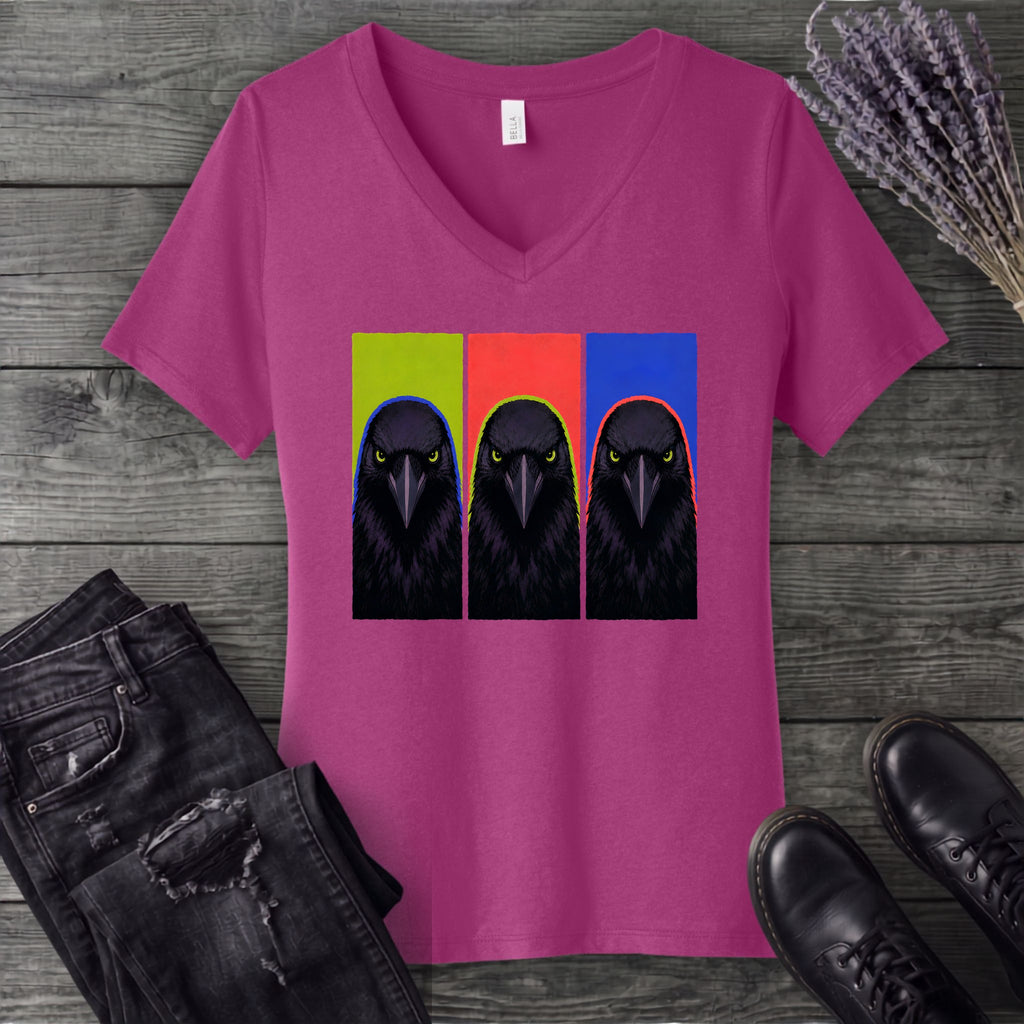 Crow Lineup V-Neck T-Shirt