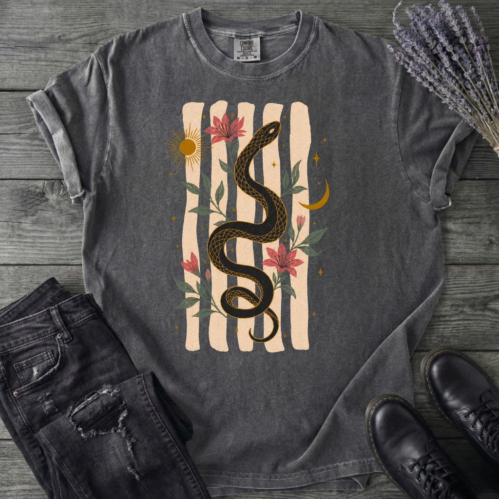 Serpent In Bloom T-Shirt