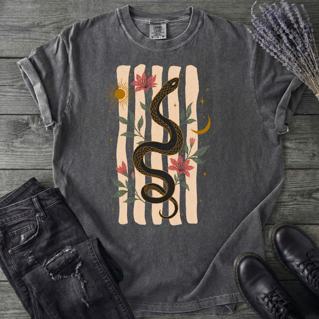Serpent In Bloom T-Shirt