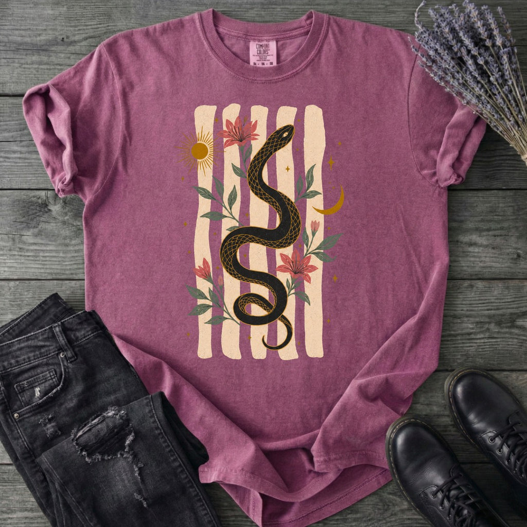 Serpent In Bloom T-Shirt