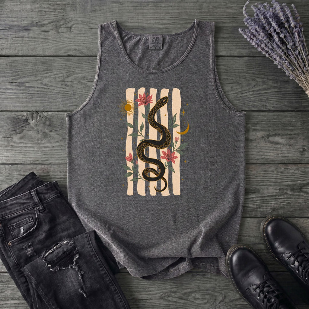 Serpent In Bloom Tank Top