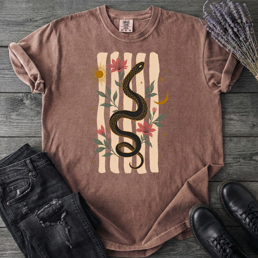 Serpent In Bloom T-Shirt