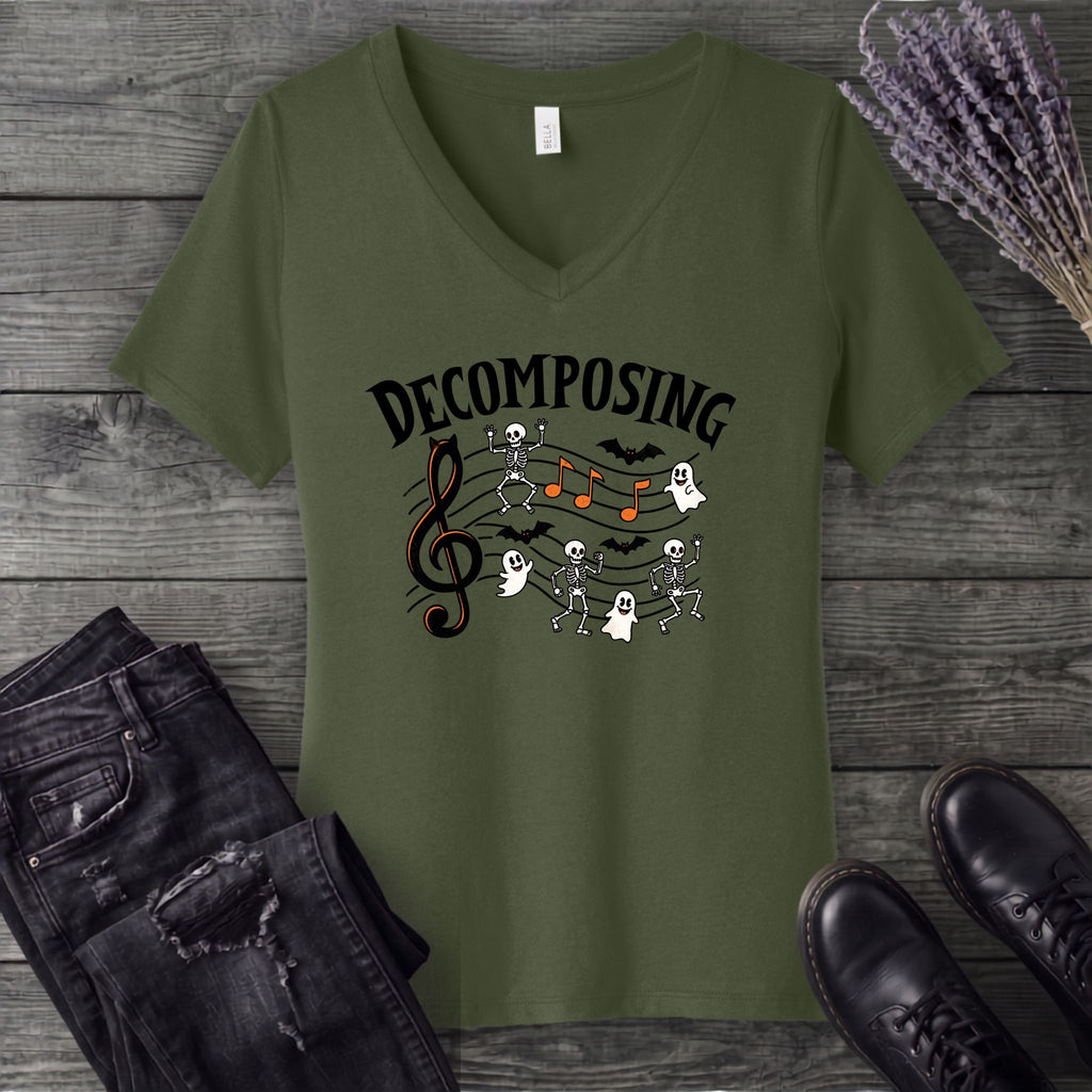Decomposing V-Neck T-Shirt