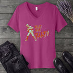 What Was That Zombie V-Neck T-Shirt